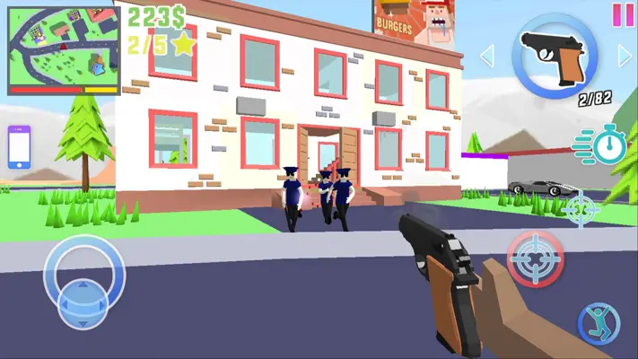 Dude Theft Wars android App screenshot 4