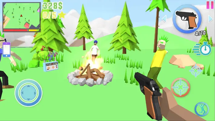 Dude Theft Wars android App screenshot 5